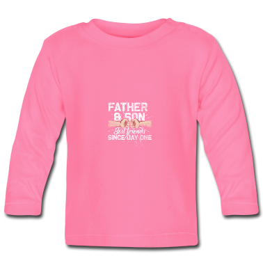 Geschenk Geburt Baby Langarmshirt - Vater Sohn Geburt