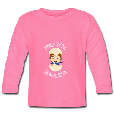 Geschenk Geburt Baby Langarmshirt - Baby Geburt lustige Geschenkidee