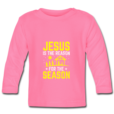 Geschenk Geburt Baby Langarmshirt - Jesus Geburt