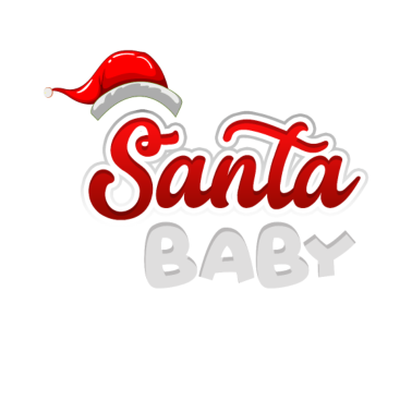 Motiv Santa Baby Geschenk Geburt