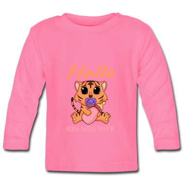 Geschenk Geburt Baby Langarmshirt - Baby Geburt Schwanger - Babyparty