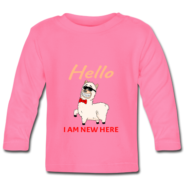 Geschenk Geburt Baby Langarmshirt - Baby Geburt Schwanger - Babyparty
