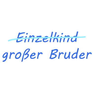 Motiv großer Bruder - Geschwister, Geburt, Geschenkidee