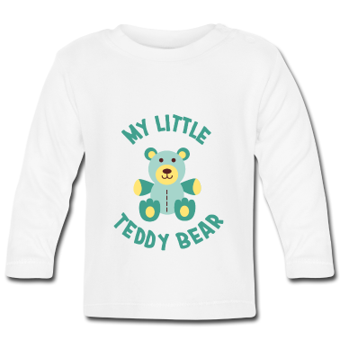 Geschenk Geburt Baby Langarmshirt - Baby Geburt Geschenkidee Kleiner Teddybär