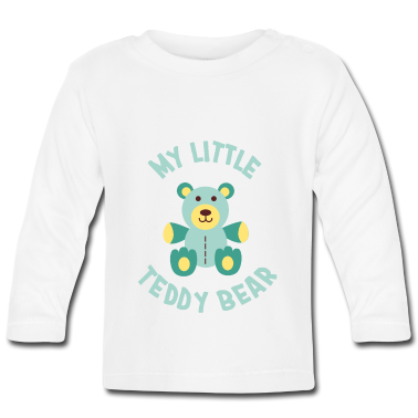 Geschenk Geburt Baby Langarmshirt - Baby Geburt Geschenkidee Kleiner Teddybär