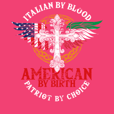 Motiv Italienisch Von Blut, Amerikaner Von Geburt,