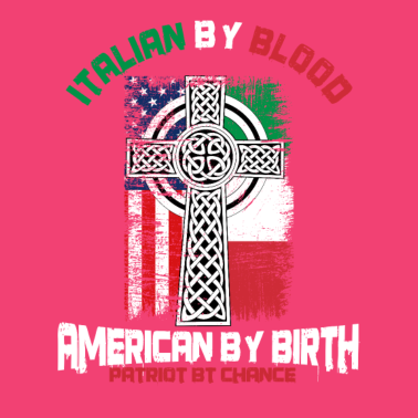 Motiv Italienisch Von Blut, Amerikanisch Von Geburt,