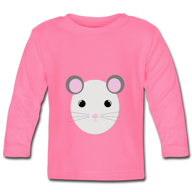 Geschenk Geburt Baby Langarmshirt - Maus Baby Geburt Geschenk