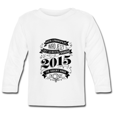 Geschenk Geburt Baby Langarmshirt -