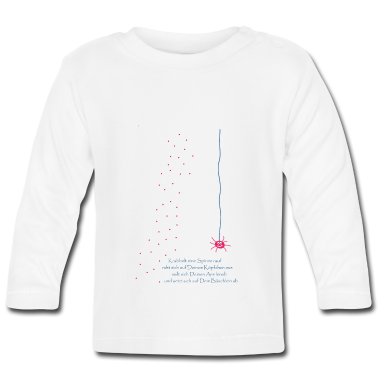 Geschenk Geburt Baby Langarmshirt - Geburt Baby Taufe Geschenkidee