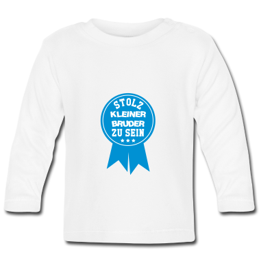 Geschenk Geburt Baby Langarmshirt - Kleiner Bruder / Geburt / Schwester / Bruderchen
