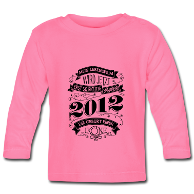Geschenk Geburt Baby Langarmshirt -