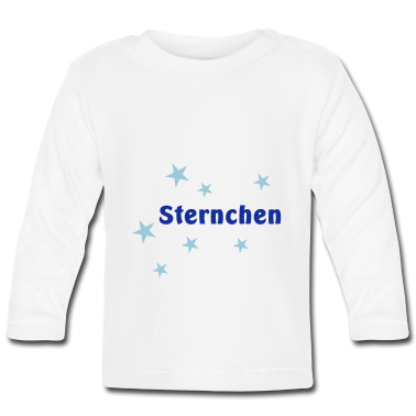 Geschenk Geburt Baby Langarmshirt - Sternchen Baby Geburt Schwangerschaft