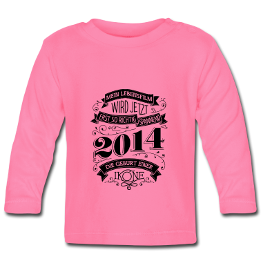 Geschenk Geburt Baby Langarmshirt -