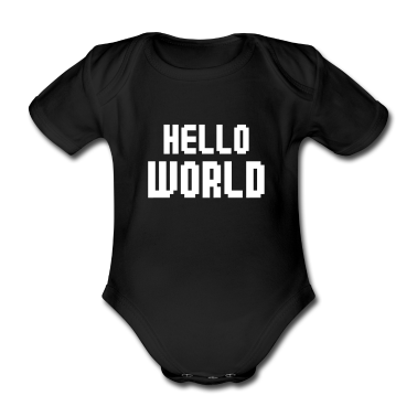 Geschenk Geburt Baby Body - Hello World