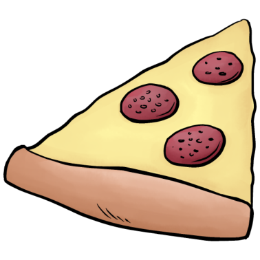 Motiv Pizzastück für Eltern-Baby-Partnerlook für 2. Kind