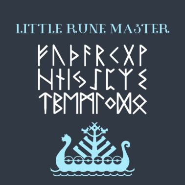 Motiv Kinder Wikinger Runen Wikingerschiff