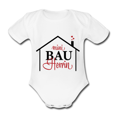 Geschenk Geburt Baby Body - Hausbau Geschenk