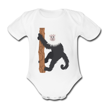 Geschenk Geburt Baby Body - Kapuzineraffen