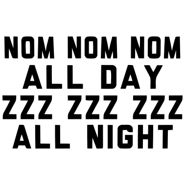 Motiv ESSEN UND SCHLAFEN