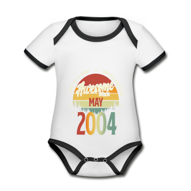 Geschenk Geburt Baby Body - Schönes Vintage Mai 2004 Geburtstags Design