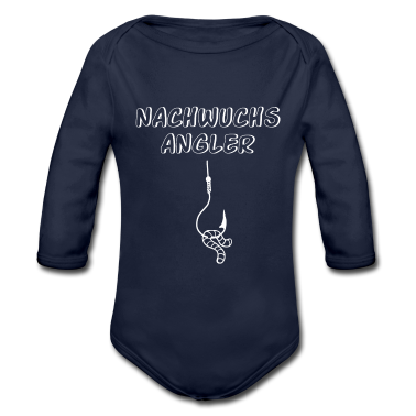 Geschenk Geburt Baby Body - Nachwuchs Angler Haken Wurm - Geschenk Geburt Baby