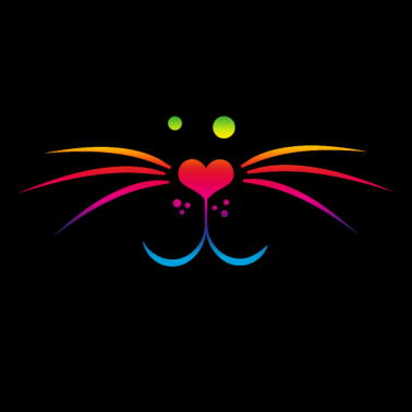 Motiv süßes Tier Gesicht Katze Löwe Geschenk