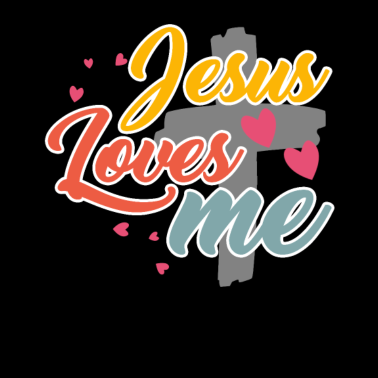 Motiv Jesus liebt mich, Christlich für Kinder