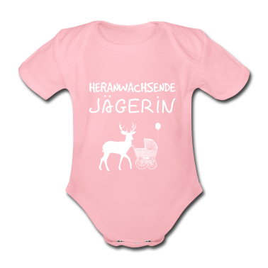Geschenk Geburt Baby Body - Heranwachsende Jägerin - Geschenkidee Jagd Geburt