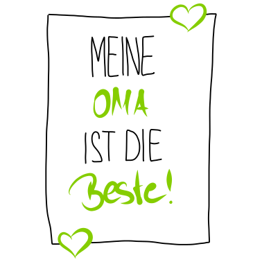 Motiv Meine Oma ist die Beste