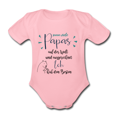 Geschenk Geburt Baby Body - Vatertag Baby Body - So viele Papas auf der Welt