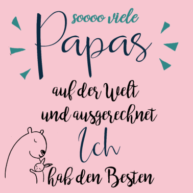 Motiv Vatertag Baby Body - So viele Papas auf der Welt