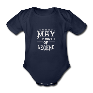 Geschenk Geburt Baby Body - Geburt im Mai