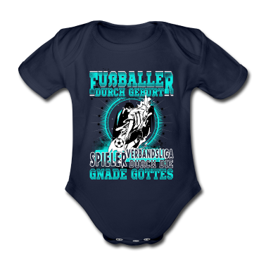 Geschenk Geburt Baby Body - Fußballer durch Geburt...