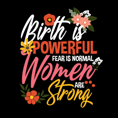 Motiv Hebamme Geburt