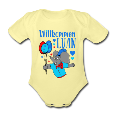Geschenk Geburt Baby Body - Zur Geburt von Luan
