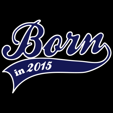 Motiv born in 2015 geburt