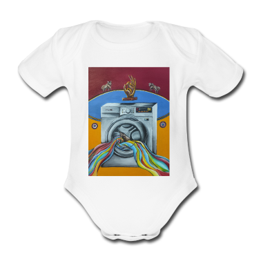 Geschenk Geburt Baby Body - Die Geburt des Kalbes