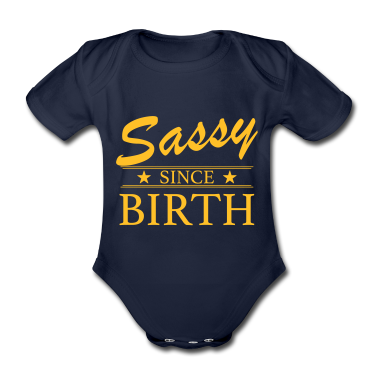 Geschenk Geburt Baby Body - Frech seit Geburt