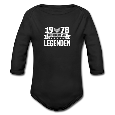 Geschenk Geburt Baby Body - 1978 - Geburt - Legenden
