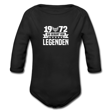 Geschenk Geburt Baby Body - 1972 - Geburt - Legenden