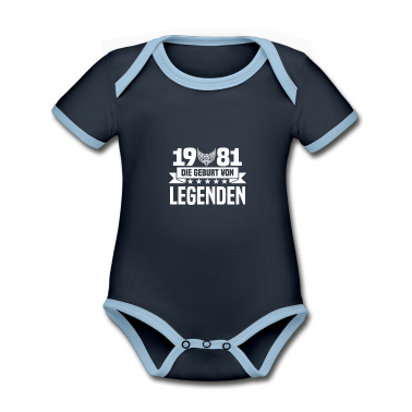 Geschenk Geburt Baby Body - 1981 - Geburt - Legenden