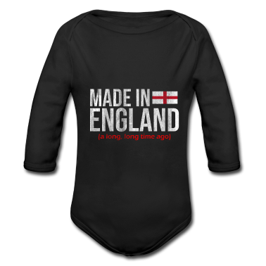 Geschenk Geburt Baby Body - England Geburt
