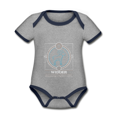 Geschenk Geburt Baby Body - Widder Sternzeichen Geburt