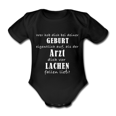 Geschenk Geburt Baby Body - Wer hob dich bei deiner Geburt auf?