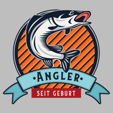 Motiv Angler seit Geburt