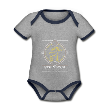 Geschenk Geburt Baby Body - Steinbock Sternzeichen Geburt