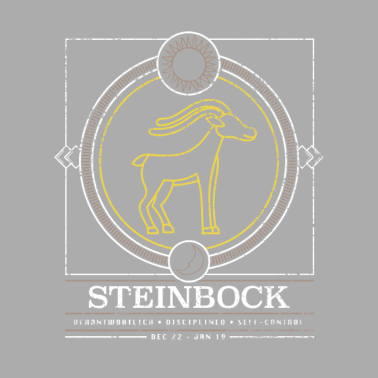 Motiv Steinbock Sternzeichen Geburt