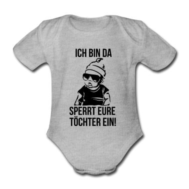 Geschenk Geburt Baby Body - ICH BIN DA - COOL BABY - GEBURT