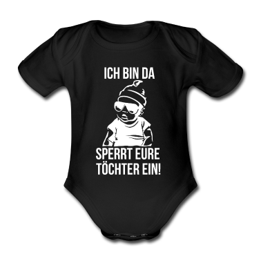 Geschenk Geburt Baby Body - ICH BIN DA - COOL BABY - GEBURT